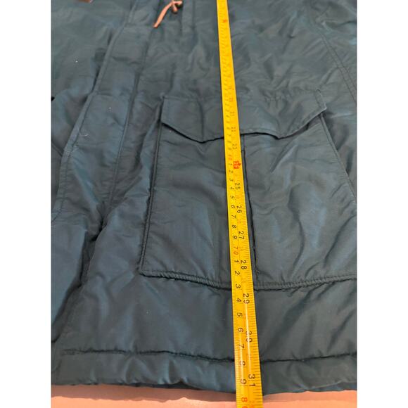 Columbia Ski Jacket Mens Size L Green Workwear Outdoor Hike Waterproof Cosy - Picture 9 of 9